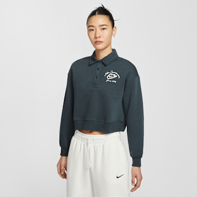 Nike Sportswear Phoenix Fleece Women's Loose Collared Pull-Over